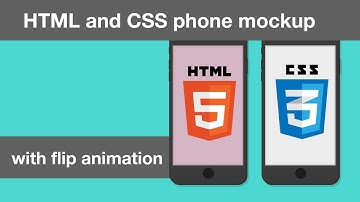 Iphone 7s plus html and css mockup tutorial. Pure CSS3 flip animation