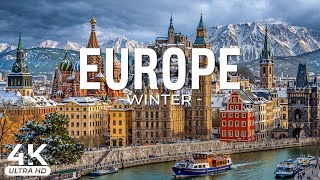 Download Lagu ❄️ Winter of Europe 4K UHD 🌨️ Snowy Mountains, Frozen Cities \u0026 Timeless European Winter Serenity MP3