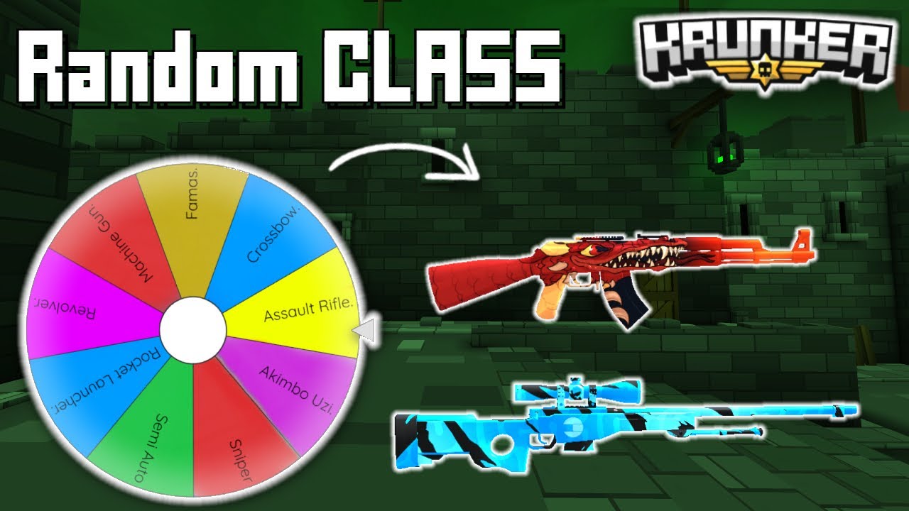 Krunker.io EXTREME Spin the GUN WHEEL (CHALLENGE) YouTube