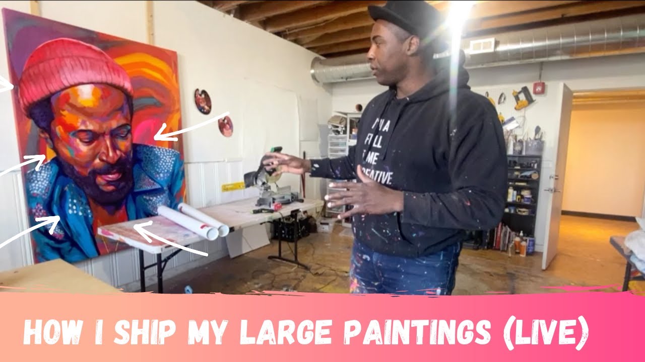 Can You Paint on Unstretched (Rolled) Canvas and How? [VLOG