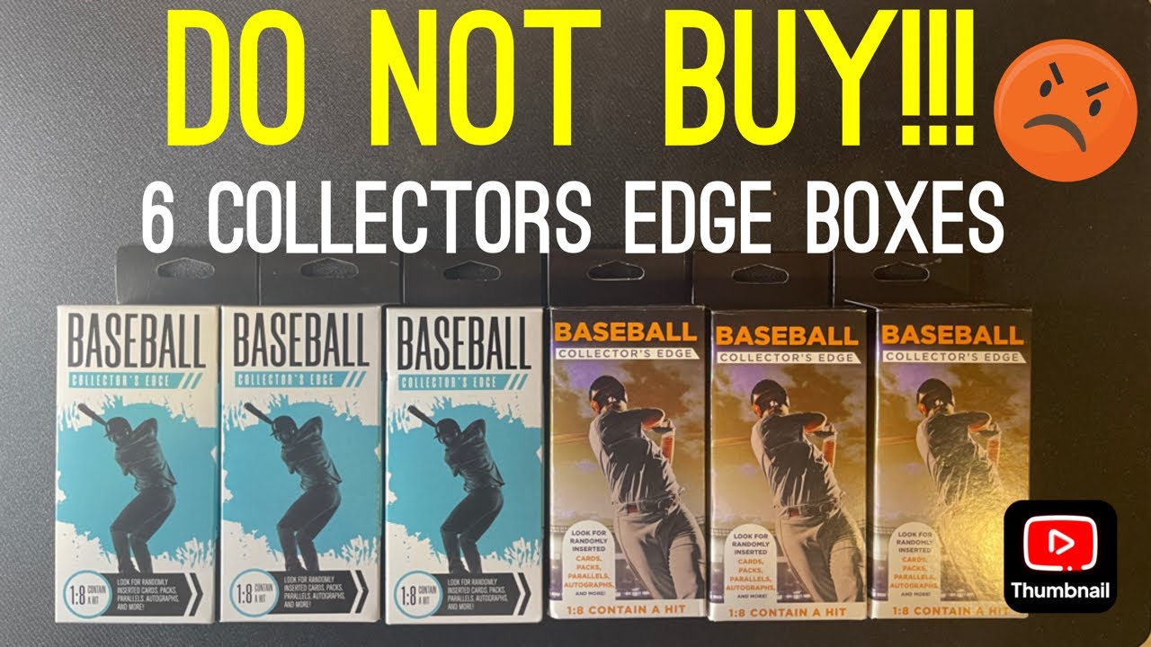 6 Collectors Edge Boxes from Walgreens. Do Not Buy! YouTube