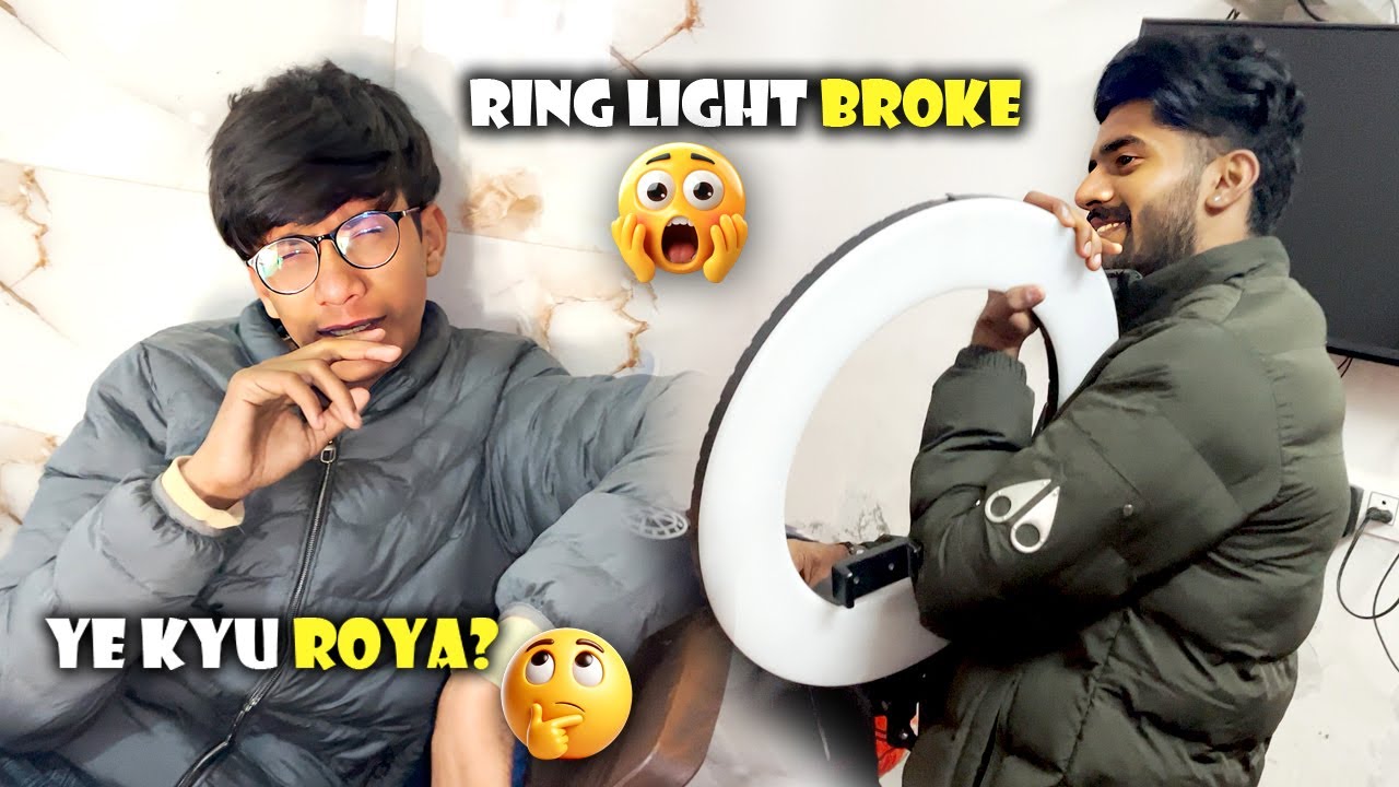 Samar kyo roya? 😢 | Ring Light Tut Gayi 😲 | Funny Vlog