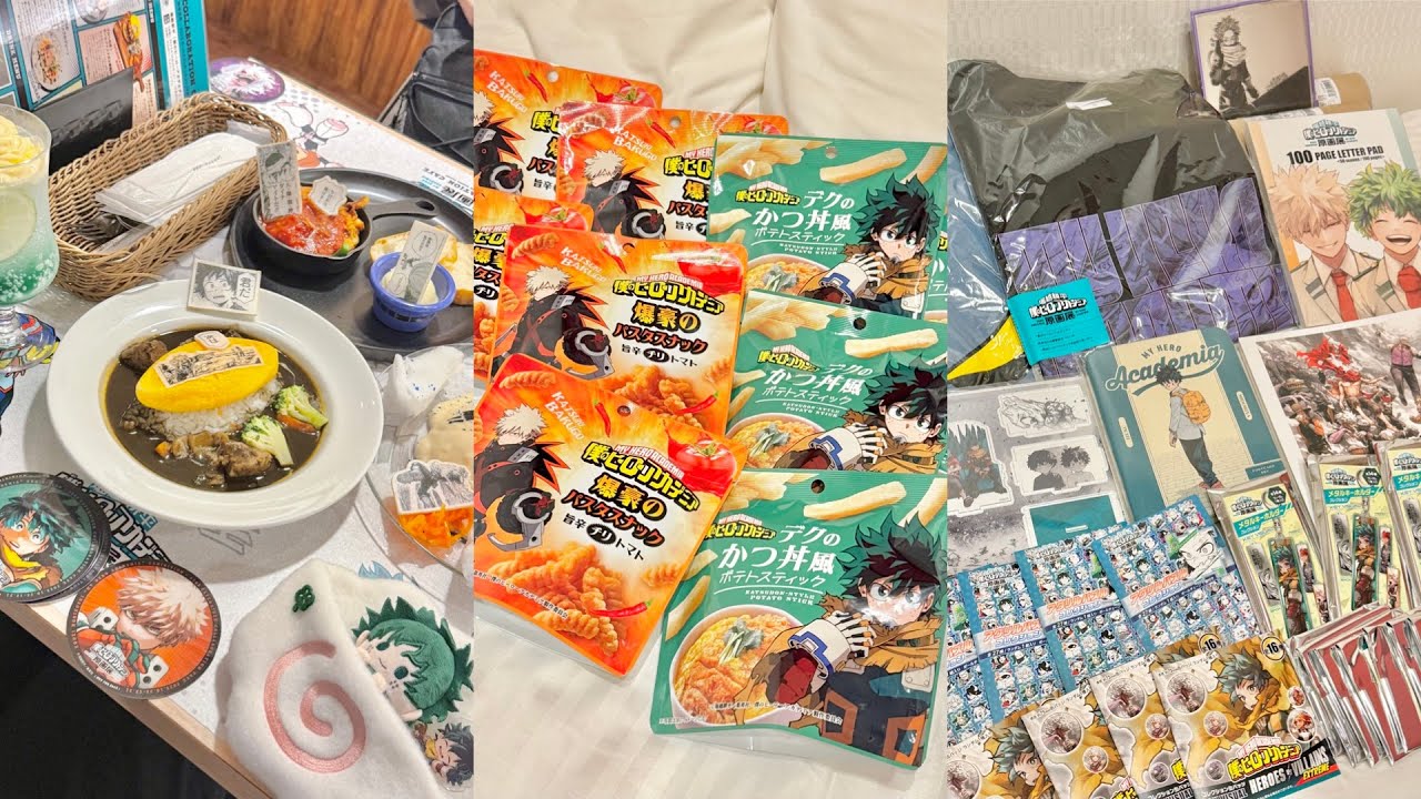 ˚₊‧꒰ა 나의 히어로 아카데미아 오사카 원화전 ໒꒱ ‧₊˚ ⎮ 애니메이트 • 히로아카 콜라보 카페 • 우메다 점프샵 • 굿즈깡 • 오타쿠 여행 • ヒロアカ 原画展 • gigo
