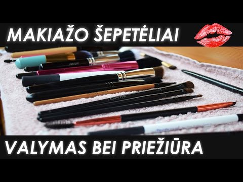 Video: 5 būdai valyti makiažo šepetėlius