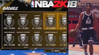 NBA 2K18 Earning Badges Online - No Grand Badge?! ROAD TO 99 - Immortalized In NBA 2K19?!
