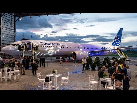 Boeing 737 MAX 9 de Copa Airlines - Presentación Oficial