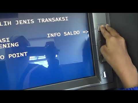Mengecek Jumlah Uang Di Rekening Bri Lewat Atm Youtube