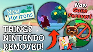 5 Things Nintendo REMOVED Since Launch  Animal Crossing New Horizons