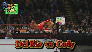 Alberto Del Rio w/ Zeb Coulter vs Cody Rhodes WWE 2K15