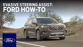 Evasive Steering Assist & Pre-Collision Assist With Automatic Emergency Braking | Ford How-To | Ford