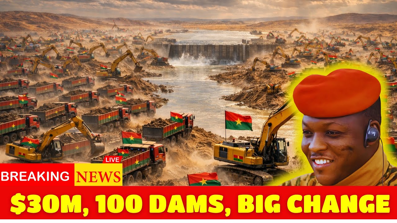 Traoré Launches 100 Dam Project — $30M Water Plan That Could Transform Agriculture by 2026