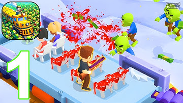 Dead Train - Gameplay Walkthrough Part 1 Level 1-10 Zombie Train Survival (iOS,Android)