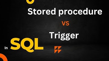 Difference between stored procedure and triggers in sql ?