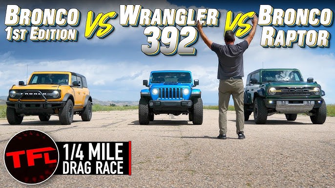 Does the V8 Jeep Wrangler 392 Kick the Ford Bronco Raptor's Butt Off-Road?  Let's Settle This! - YouTube