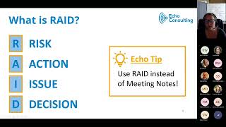 Risk Management PM Tools : CRAID Log Tutorial | Project Management Tips | Improve Communication