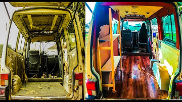 Unique self build VW T4 camper van conversion / part 1