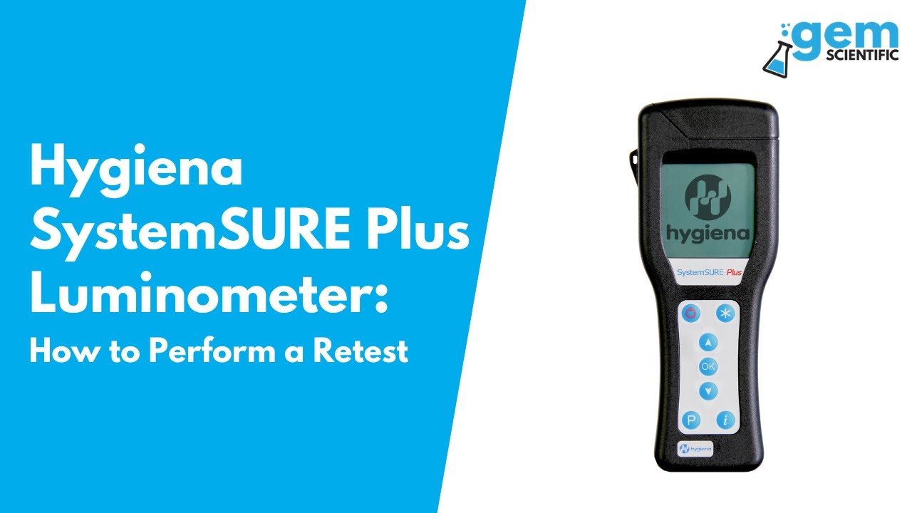 How to Perform a Retest on a Hygiena Luminometer Gem Scientific YouTube