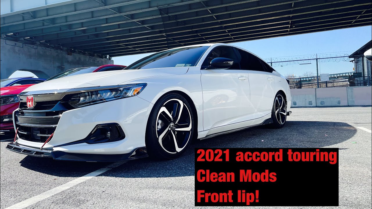 2021 honda accord sport 1.5T special edition mods and front lip - YouTube