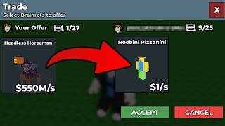 I Accepted Every Trade for 1 Hour in Steal A Brainrot...