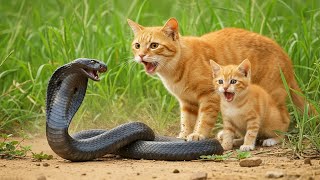 Mama Cat Trims Fur on the Farm and Makes Tiger Hat For Kittens At Home🐾🎩🐯