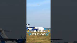IndiGo ATR 72-600 Delivery Flight to Kolkata✈️❤️ #subscribe #automobile #iafplane #aviation #airport