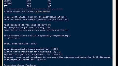 Billing System using Python