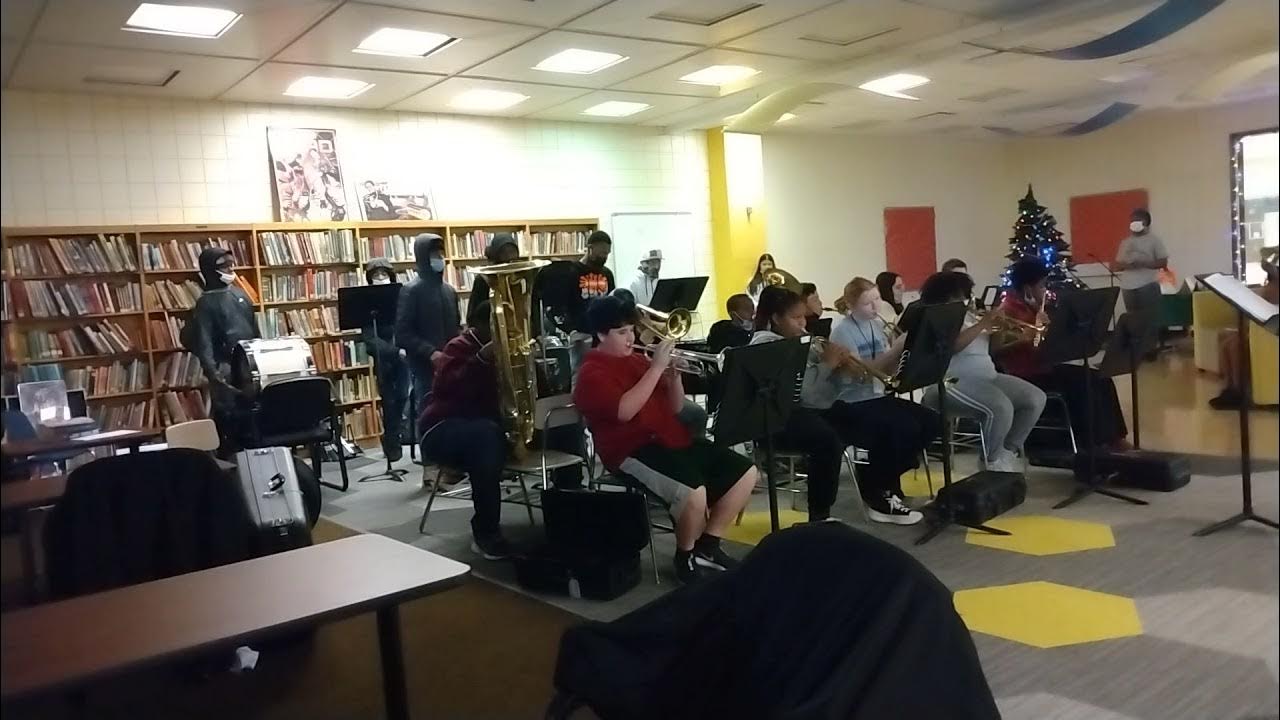 Brashear High School Coffee House Band class performs Jingle Bells