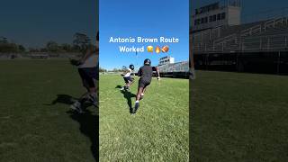 Antonio Brown Route Worked😂🔥🏈 #explore #funny #shorts