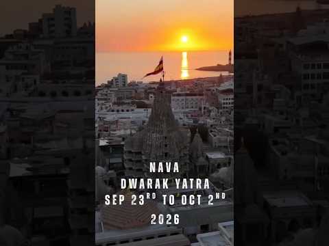 Come Experience the Journey to the Land of Krishna #dwaraka #yatra #youtubeshorts #iskcon #krishna