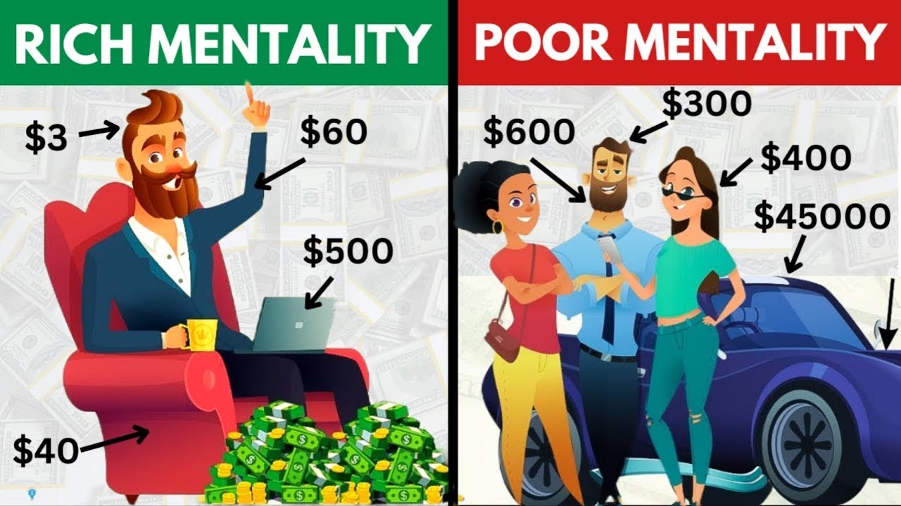 How to think in Your 20s | RICH MINDSET vs POOR MINDSET | 7 Big ...