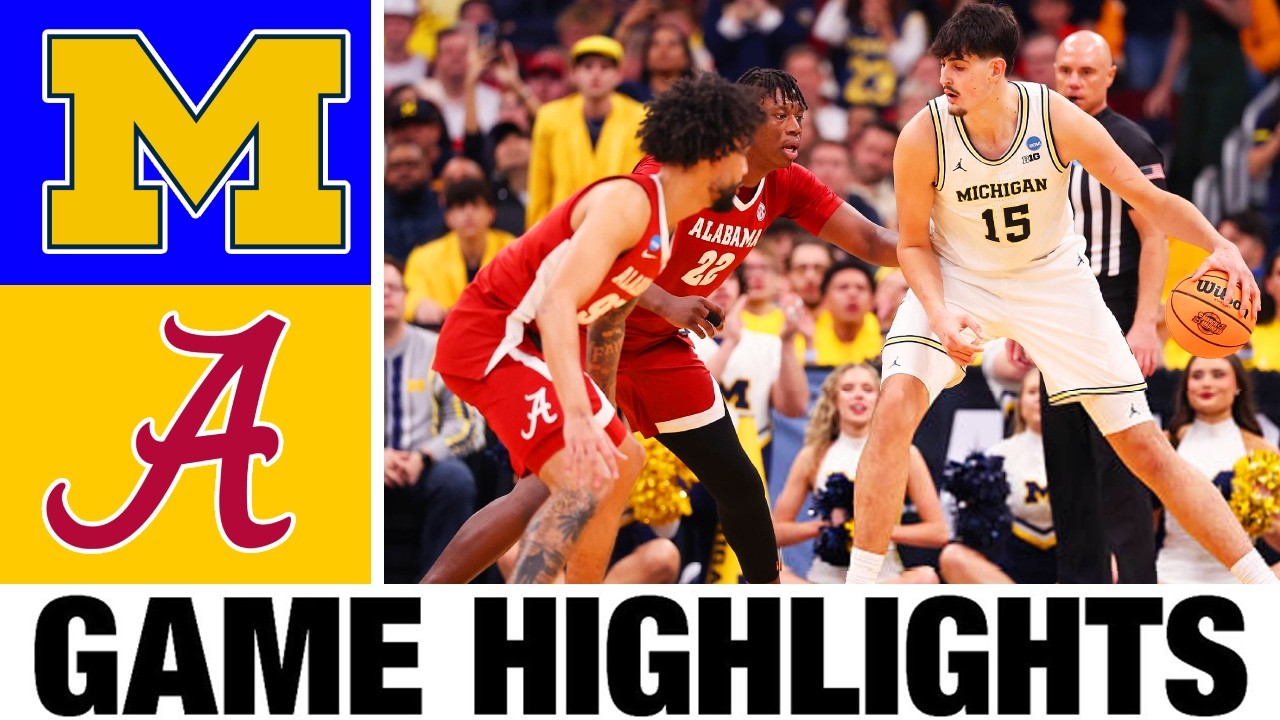 #1 Michigan vs Alabama FULL GAM Highlights | Men's Basketball | College Basketball 2026