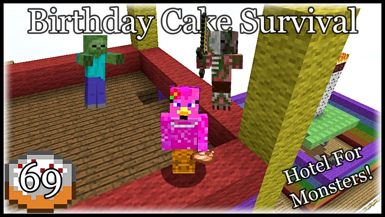 Birthday Cake Survival 69- Hotel for Monsters!