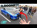 Cocky youtuber in 2000hp gtr calls me out