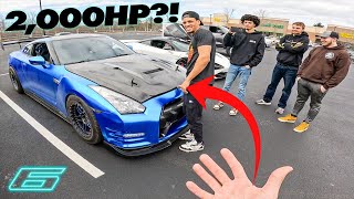 Cocky YouTuber in 2,000HP GTR CALLS ME OUT!!