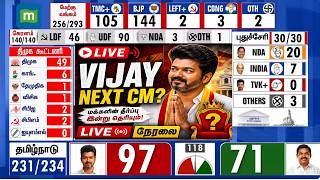 🔴LIVE: Tamil Nadu Election Results 2026 | தமிழ்நாடு சட்டமன்றதேர்தல் முடிவுகள் 2026 அரியணை யாருக்கு?