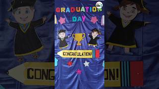 Dekorasi Latar Belakang Hari Wisuda di Prasekolah | Ide Dekorasi Latar Belakang 🌈#hariwisuda#ytshorts#videopendek