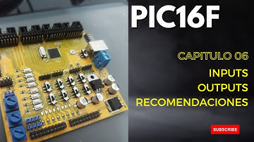 PROGRAMANDO PIC16F1939 CON LENGUAJE C DESDE CERO - CONCEPTOS INPUTS/OUTPUTS