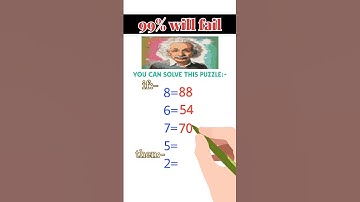 BRAIN TEST//CAN YOU SOLVE THIS PUZZLE// #mathpuzzle #mathematicalpuzzle #mathspuzzle #mathtrick