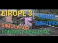 EUROPE 3 ETS 2 SIMULATOR LONGEST REALISTIC TRUCK GAMING #gamimg #shorts #driving #drivingvlog TRUCK