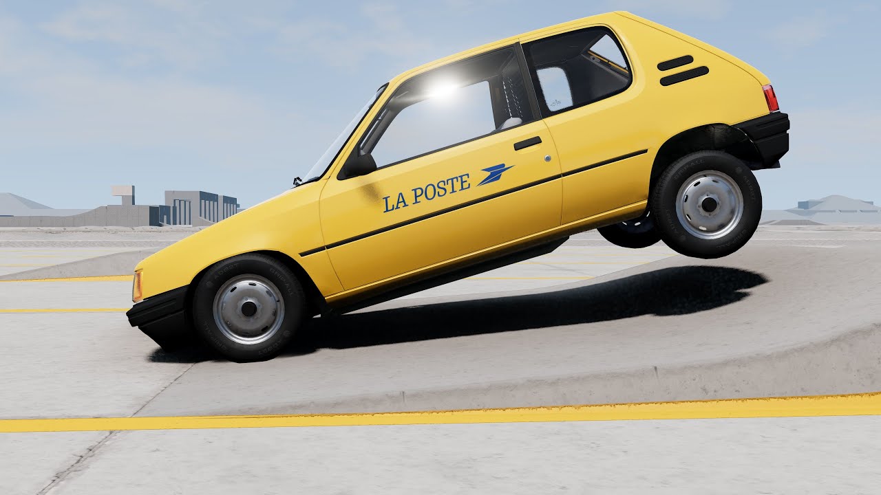 BeamNG Drive - Peugeot 205 Suspension Testing