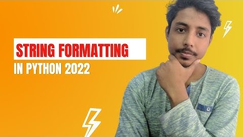 String formatting f-string in python tutorial 13 |bangla tutorial 2022