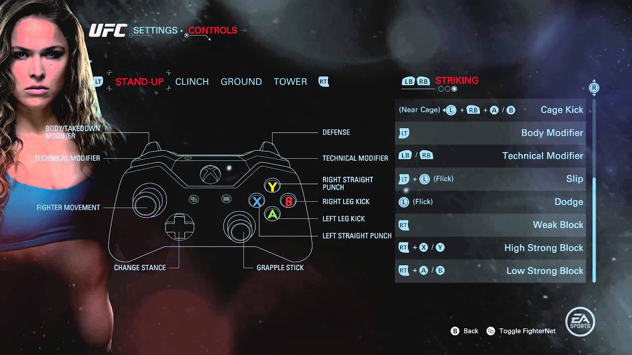 EA Sports layout, commands & music on/off settings-Xbox One - YouTube