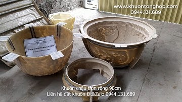 Khuôn chậu tròn rộng 90 cm có lòng trong | Khuôn Tổng Hợp