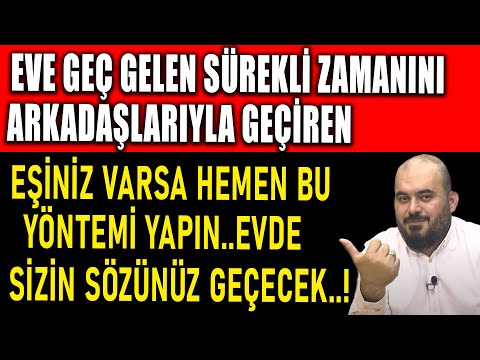 EVE GEÇ GELEN SÜREKLİ ZAMANINI ARKADAŞLARIYLA GEÇİREN EŞİ EVE BAĞLAMAK İÇİN ESMA @huseyindururesmii