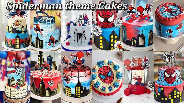 Begginers Spiderman Theme Cake Designs/Spiderman Cake Ideas 2025/Spiderman Cake/Boys Birthday Cake
