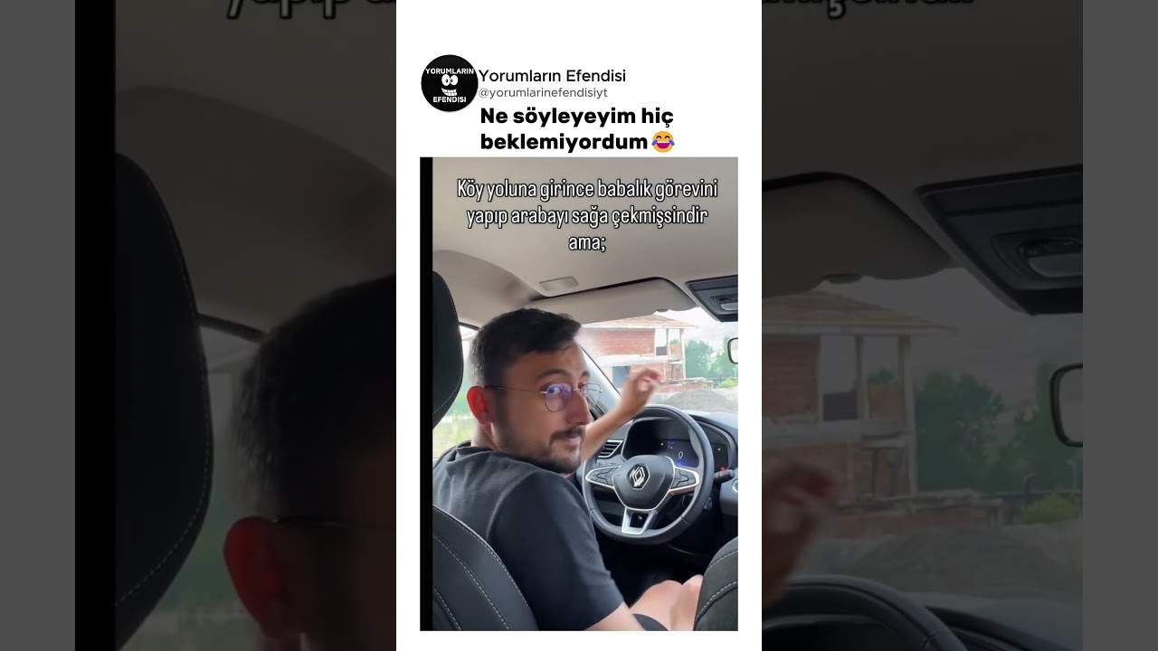 Sürücünün kendisi biraz şaşırttı😂 @sinemileemre