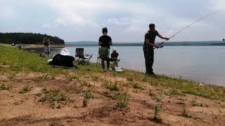 Рыбалка на Братском водохранилище с армейским другом.