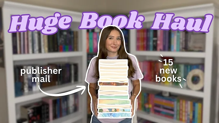 Huge Collective Book Haul  ||  15 new books, new releases, publisher mail, & more