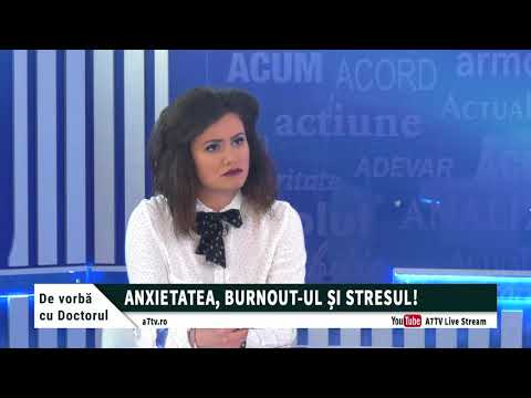 De vorbă cu doctorul - Anxietatea, bornout-ul și stresul! - cu Roxana Stănescu