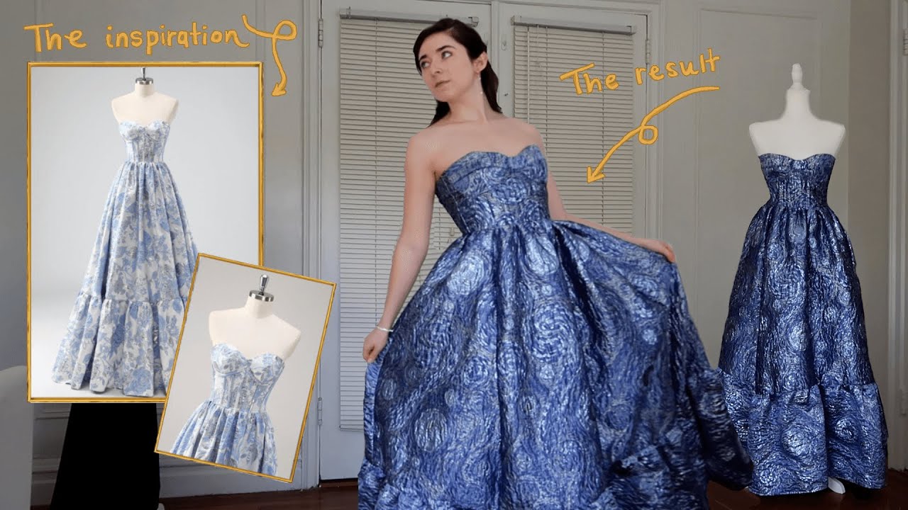 Recreating a random dress from Pinterest! | Pinterest Roulette (Starry Night Dress)